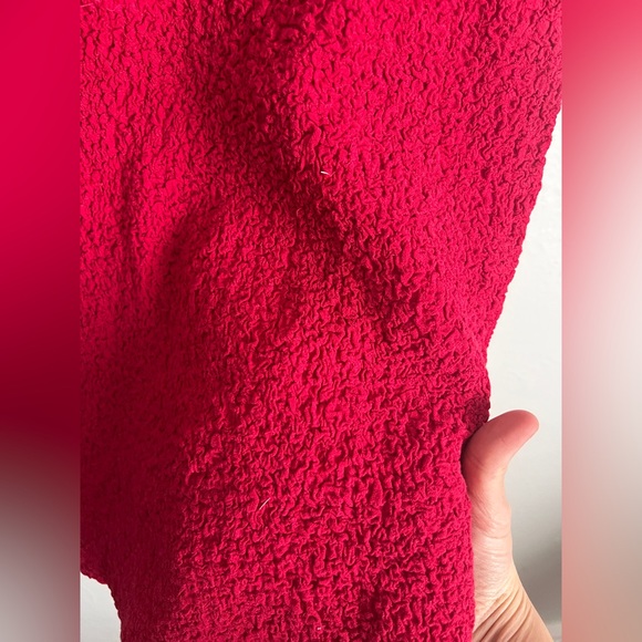 NWT BY ANTHROPOLOGIE RUFFLE-TRIM TEXTURED MINI DRESS Size Small - Picture 11 of 16